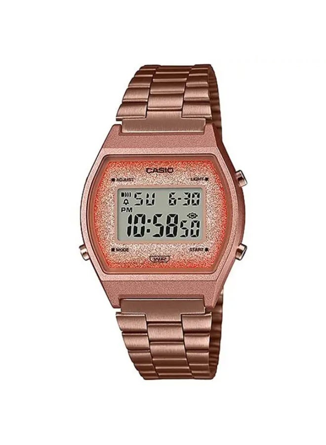 Casio Vintage Series Digital Rose Gold Dial Unisex's Watch-B640WCG-5DF